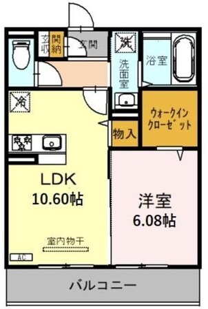 レジデンスコート栗東の物件間取画像